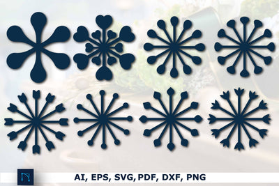 Paper Flower Centers SVG Bundle SVG MD JOYNAL ABDIN 