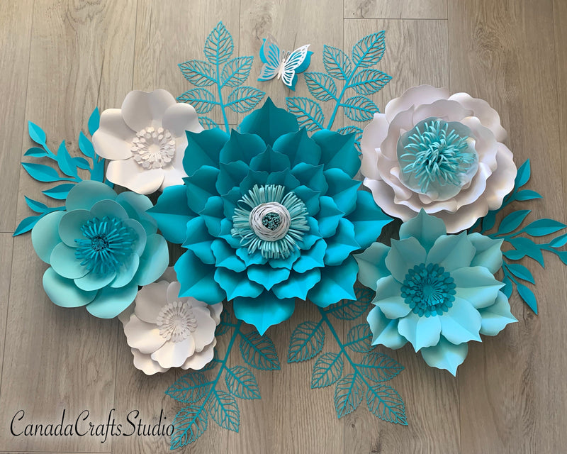 Paper Flower Template Bundle 28 + Video Tutorial - So Fontsy