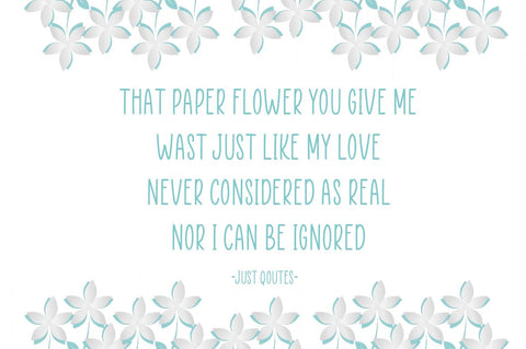 Paper Flowers Font Manjali_Studio 