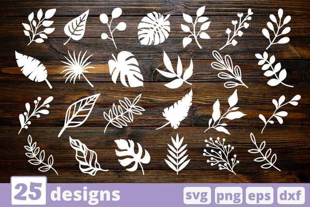 Paper Leaves SVG Bundle SVG SvgOcean 