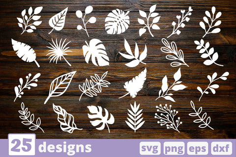 Paper Leaves SVG Bundle SVG SvgOcean 