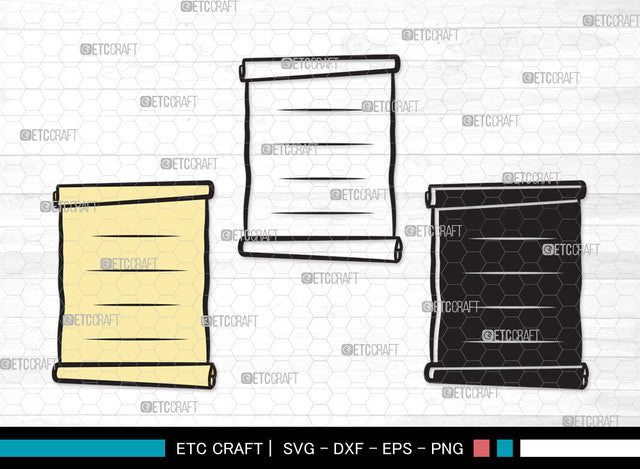 Paper Scroll Clipart SVG, Scroll Svg, Old Scroll Svg, Scroll Paper Svg, Papyrus Paper Svg, Ancient Scroll Letter Svg, Parchment Paper Svg | Paper Scroll Clipart SVG ETC Craft 