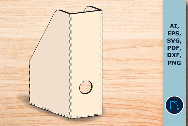 Paper/Die CUT Magazine File Holder SVG SVG MD JOYNAL ABDIN 