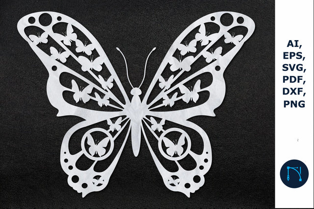 paper/laser cut butterfly Flowers SVG SVG MD JOYNAL ABDIN 