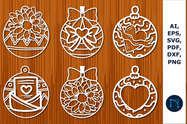 paper/laser cut Christmas ball SVG bundle SVG MD JOYNAL ABDIN 
