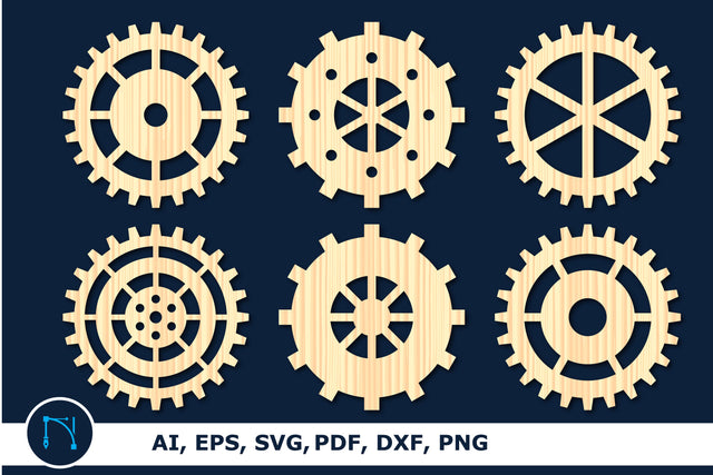 paper/laser cut Clock Parts SVG bundle SVG MD JOYNAL ABDIN 