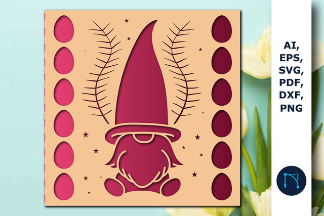 Paper/Laser cut Easter day Gift card SVG SVG MD JOYNAL ABDIN 