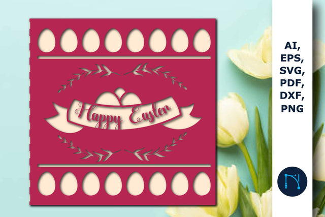 Paper/Laser cut Easter day Gift card SVG SVG MD JOYNAL ABDIN 
