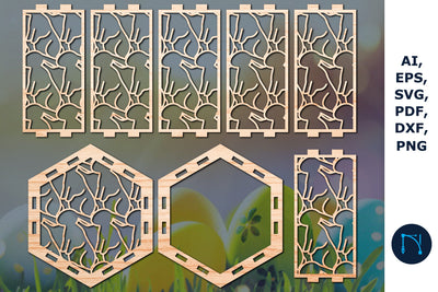 paper/laser cut Easter day lantern SVG SVG MD JOYNAL ABDIN 