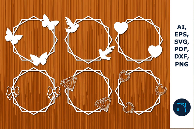 paper/laser cut frame decor SVG bundle SVG MD JOYNAL ABDIN 