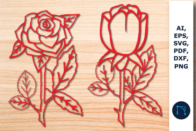 paper/laser cut rose flower’s SVG Bundle SVG MD JOYNAL ABDIN 