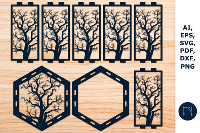 paper/laser cut Tree of Life lantern SVG SVG MD JOYNAL ABDIN 