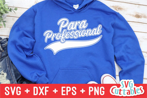 Para Professional svg - Teacher svg - Occupation - Swoosh - svg - dxf - eps - png - Cut File - Silhouette - Cricut - Digital Download SVG Svg Cuttables 