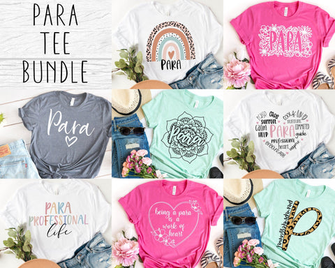 Para SVG bundle design - Paraprofessional SVG file for Cricut - Para shirt SVG bundle - Popular Para Digital Download SVG Isobel Jade Designs 