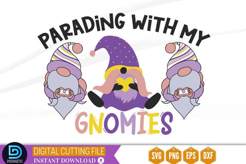 Parading with my gnomies SVG SVG DESIGNISTIC 