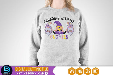 Parading with my gnomies SVG SVG DESIGNISTIC 