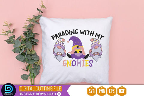 Parading with my gnomies SVG SVG DESIGNISTIC 
