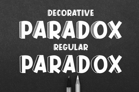 Paradox Font LetterdayStudio 