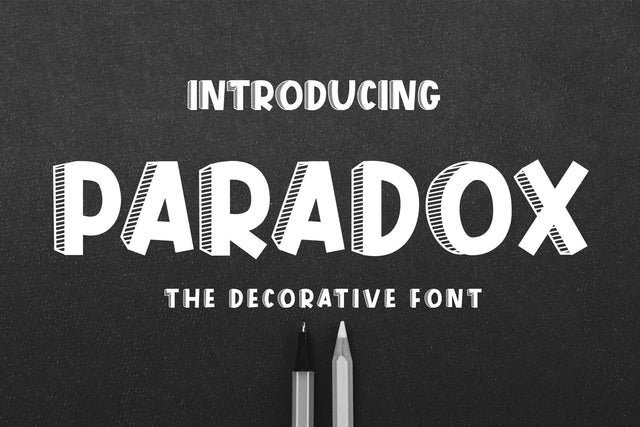 Paradox Font LetterdayStudio 