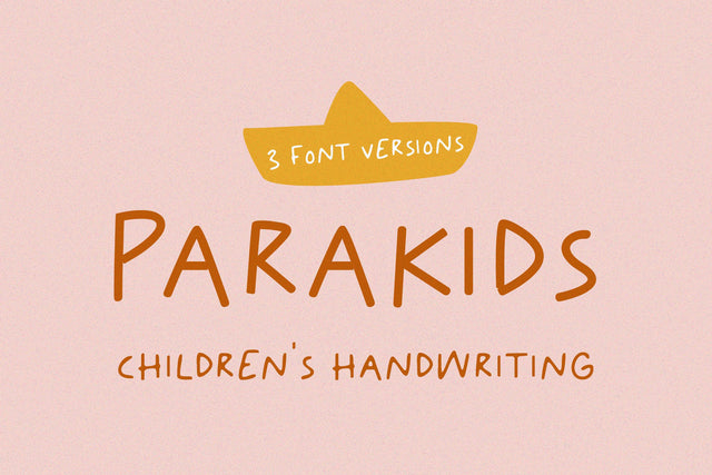 Parakids - A Fun and Friendly Handwritten Font Font Balevgraph Studio 