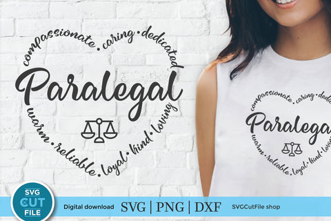Paralegal svg, para legal svg - legal assistant for a lawyer SVG SVG Cut File 