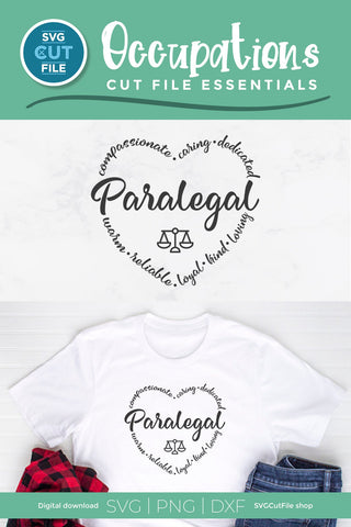Paralegal svg, para legal svg - legal assistant for a lawyer SVG SVG Cut File 