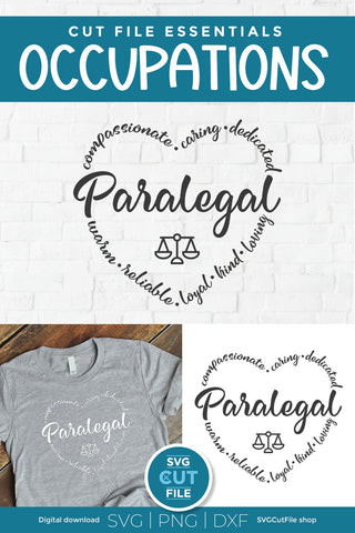 Paralegal svg, para legal svg - legal assistant for a lawyer SVG SVG Cut File 