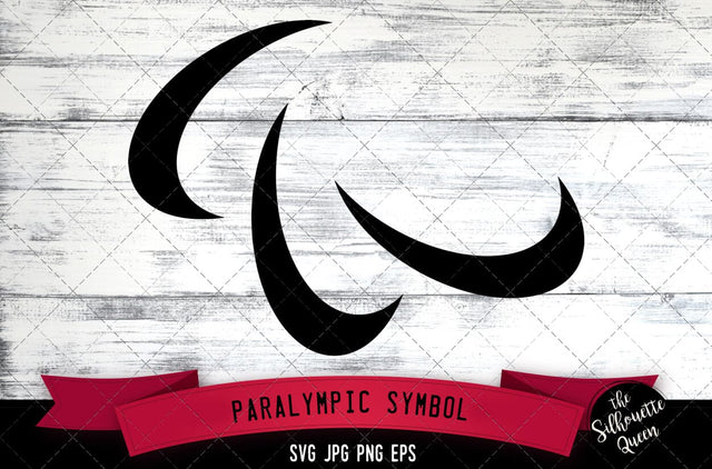 Paralympic symbol Icon SVG -Vector Symbol Commercial & Personal Use- Cricut,Silhouette,Cameo,Vinyl Cut SVG Loveleen Kaur 