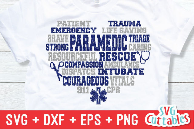 Paramedic Heart Subway Art Svg Cuttables 