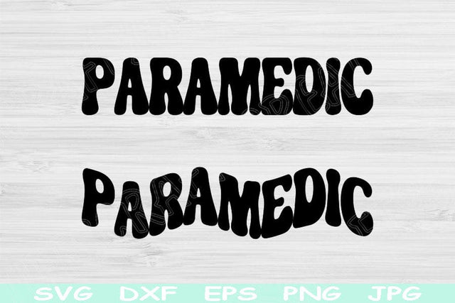 Paramedic Svg Dxf Png Eps Cut Files, EMT Svg, First Responder Svg Files For Cricut, EMS Svg Silhouette Digital Designs, Medic Sublimation SVG TiffsCraftyCreations 