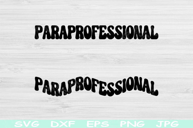 Paraprofessional Svg Dxf Png Eps Cut Files, Para Svg, Teacher Aide Svg Files For Cricut, Teachers Assistant Svg Silhouette Digital Designs SVG TiffsCraftyCreations 
