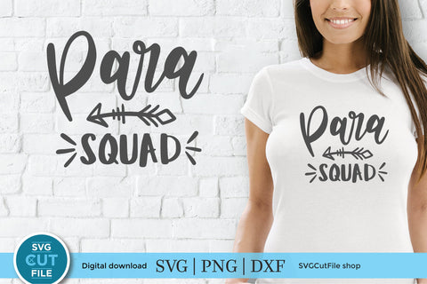 Paraprofessional svg, para svg, paraprofessional squad svg, teachers aid SVG SVG Cut File 