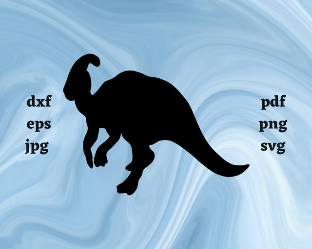 Parasaurolophus SVG Cut File SVG Northern Light SVG 
