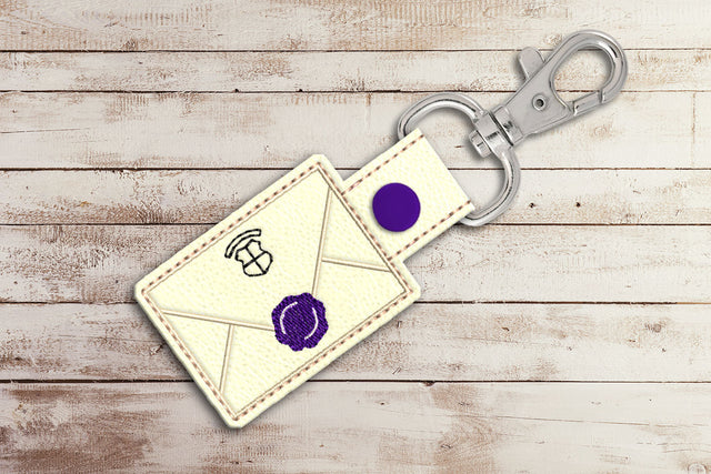 Parchment Envelope ITH Key Fob In the Hoop Embroidery Design Embroidery/Applique DESIGNS Designed by Geeks 