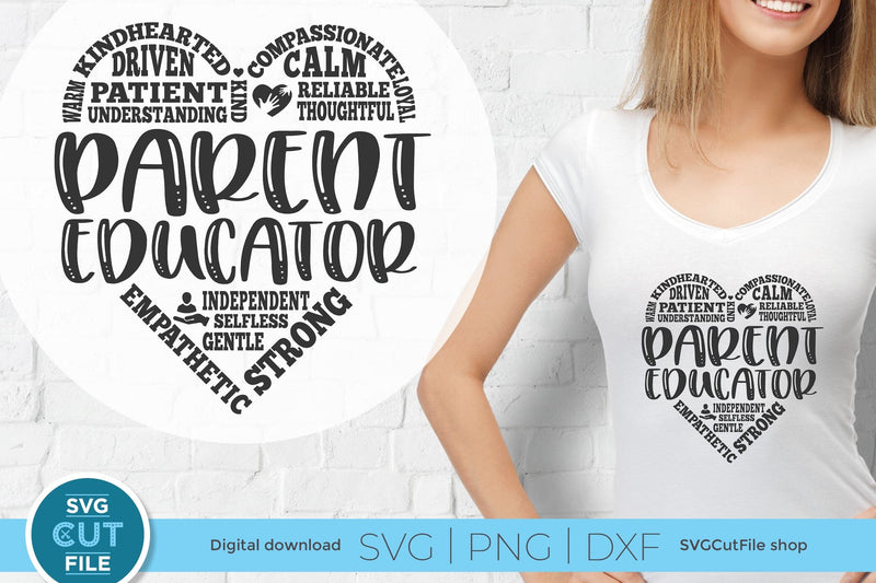 Educator Graphics Parent Educator svg, Parents as Teachers svg - So Fontsy