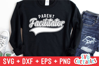 Parent Facilitator svg - Cut File - School Swoosh - svg - dxf - eps - png - Cut File - Silhouette - Cricut - Digital Download SVG Svg Cuttables 