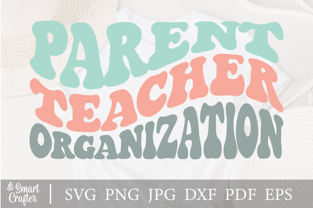 parent teacher organization svg, design svg, EPS PNG Cricut Instant Download SVG Fauz 