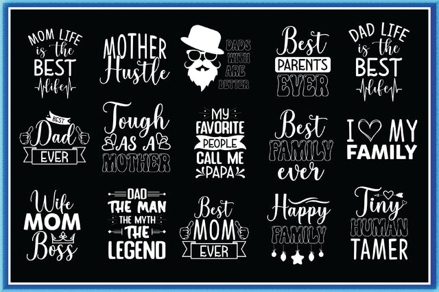 Parents Day SVG Bundle 20 Designs SVG Creativeart88 