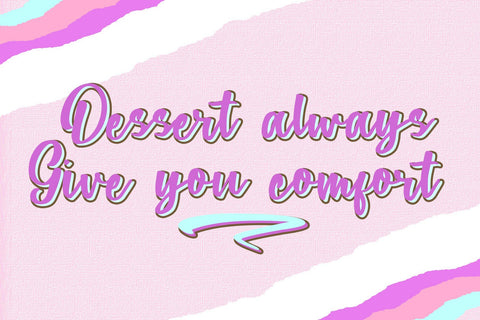 Parfait - Brush Script Font Font Dm Letter Studio 