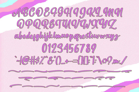 Parfait - Brush Script Font Font Dm Letter Studio 