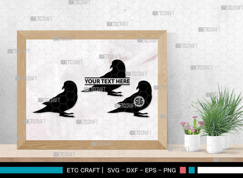 Parrot Bird Monogram, Parrot Bird Silhouette, Parrot Bird SVG, Parrot Bird Svg, Parrot Svg, Bird Svg, Pet Bird Svg, SB00299 SVG ETC Craft 