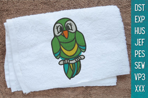 Parrot Embroidery Designs Embroidery/Applique DESIGNS SvgOcean 