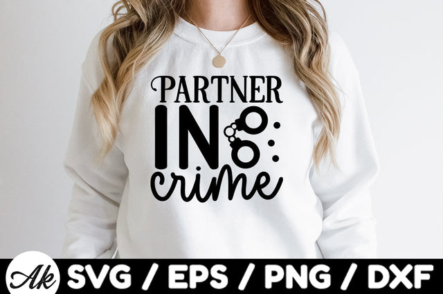 Partner in crime svg SVG akazaddesign 