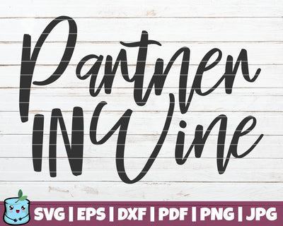 Partner In Wine SVG MintyMarshmallows 