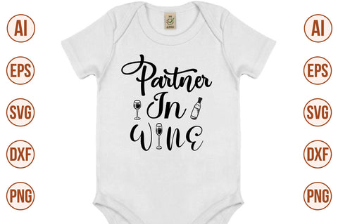 Partner In Wine svg SVG nirmal108roy 