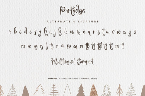 Partridge - Playful Font Font Alpaprana Studio 