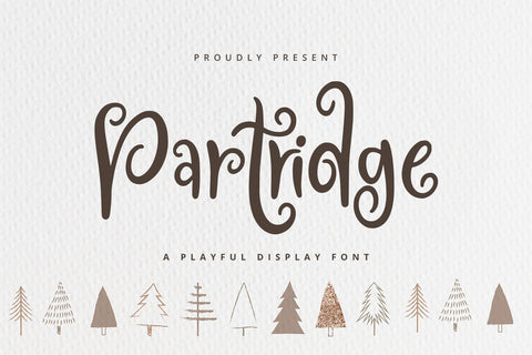 Partridge - Playful Font Font Alpaprana Studio 