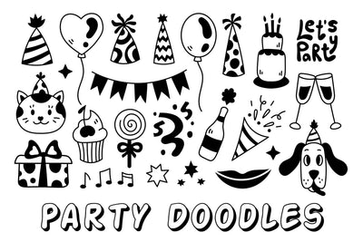 Party Doodles Sublimation Rin Green 