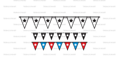 Party flags SVG TribaliumArtSF 