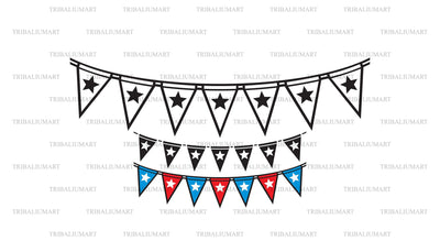 Party flags SVG TribaliumArtSF 